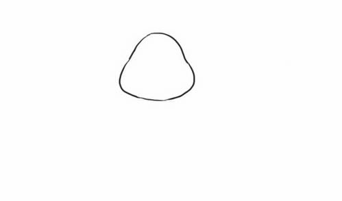 挥动翅膀的小鸭子简笔画