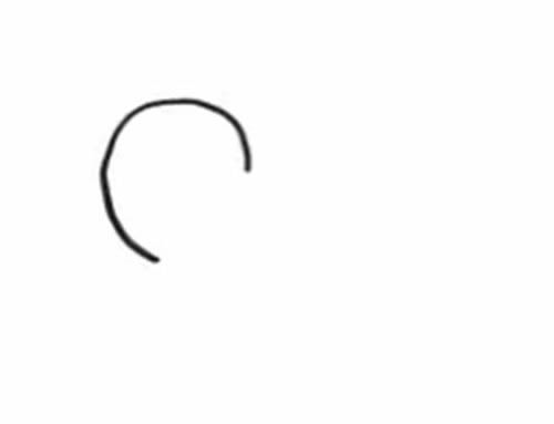 大尾巴金鱼简笔画教程