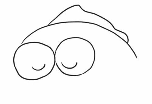 可爱的金鱼简笔画教程