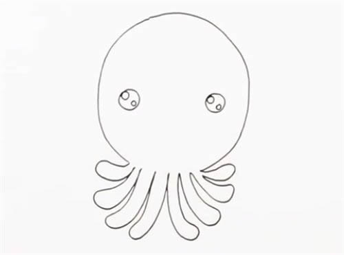 可爱的小章鱼简笔画教程