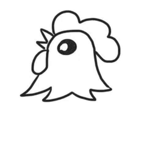 一步步教你画公鸡简笔画