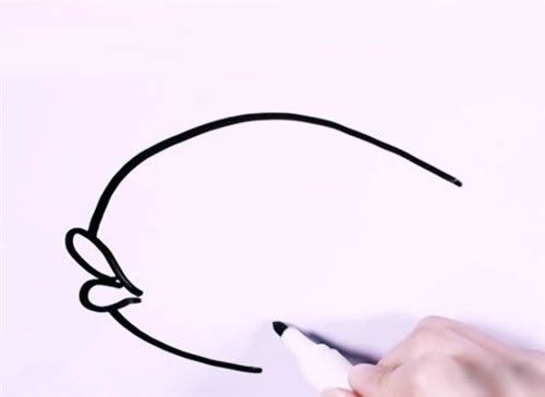 金鱼的简笔画步骤详解