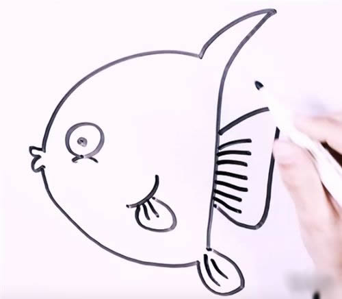 手把手教你画简单的热带鱼