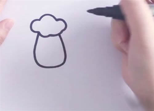 一步步教你画简单的小羊