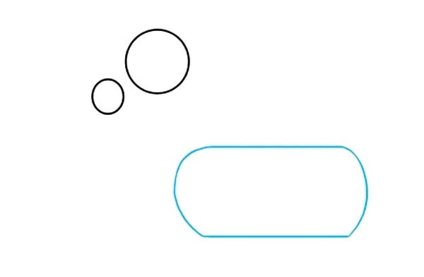 涂色的斑马简笔画步骤教程