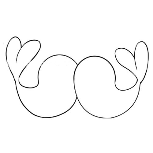 两只爱情鸟简笔画步骤 两只爱情鸟简笔画步骤