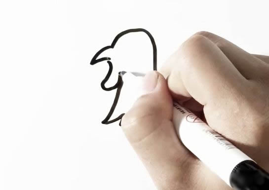 一步步教你画一只公鸡 一步步教你画一只公鸡