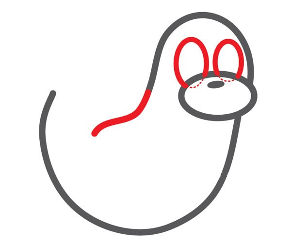 一步步教你画可爱的海豹