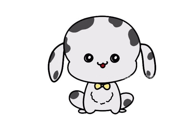 9张可爱的小狗简笔画大全