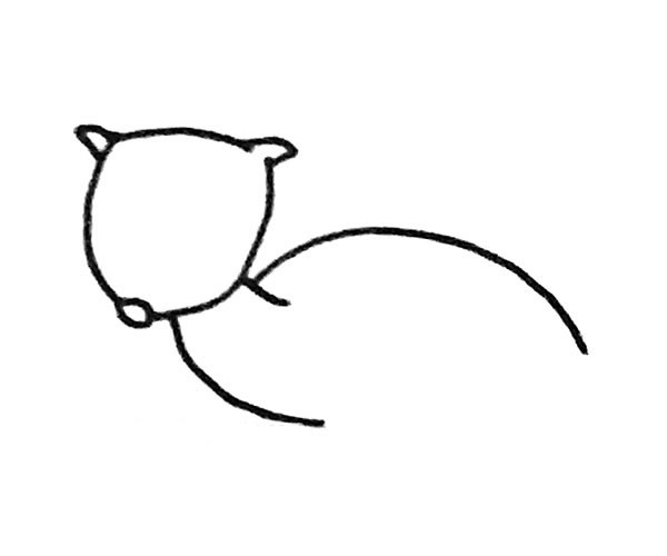 简单的羚羊怎么画