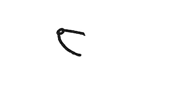 线条简单关于狼的简笔画