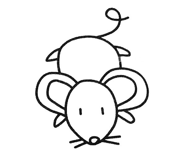 6款可爱的卡通老鼠简笔画大全
