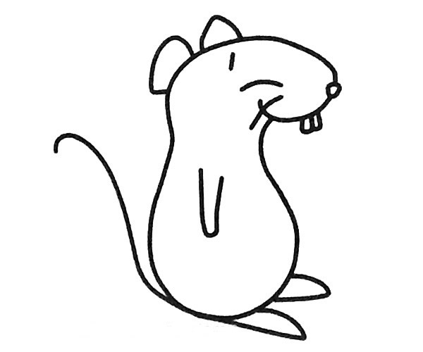 6款可爱的卡通老鼠简笔画大全