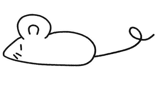 6款可爱的卡通老鼠简笔画大全