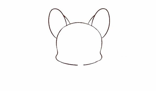 可爱的拉布拉多小狗简笔画步骤