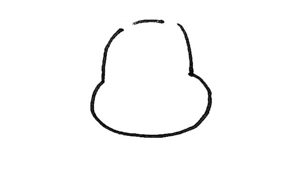 呆萌的河马简笔画步骤