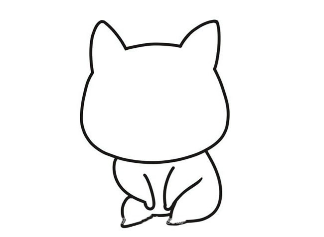 可爱的柯基犬简笔画步骤 可爱的柯基犬简笔画步骤