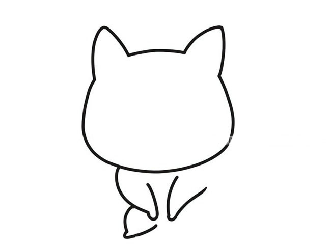 可爱的柯基犬简笔画步骤 可爱的柯基犬简笔画步骤