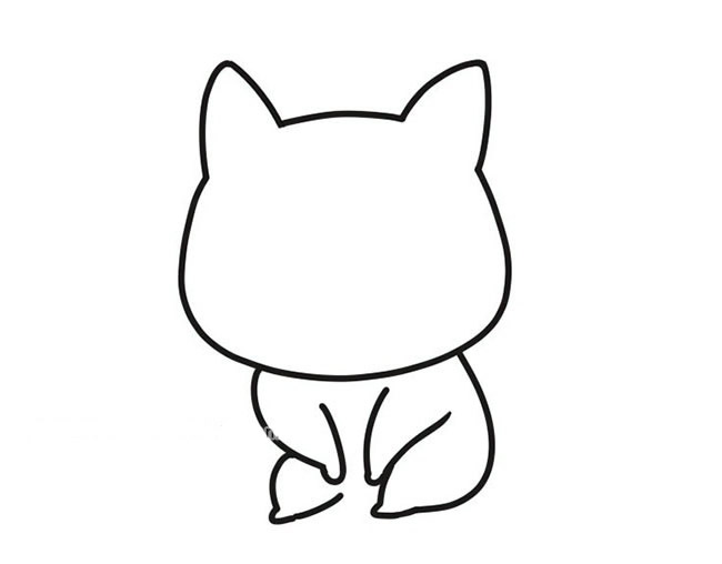 可爱的柯基犬简笔画步骤 可爱的柯基犬简笔画步骤