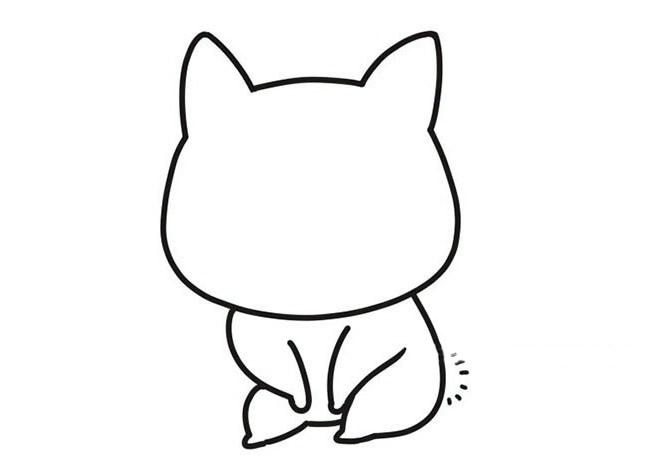 可爱的柯基犬简笔画步骤 可爱的柯基犬简笔画步骤