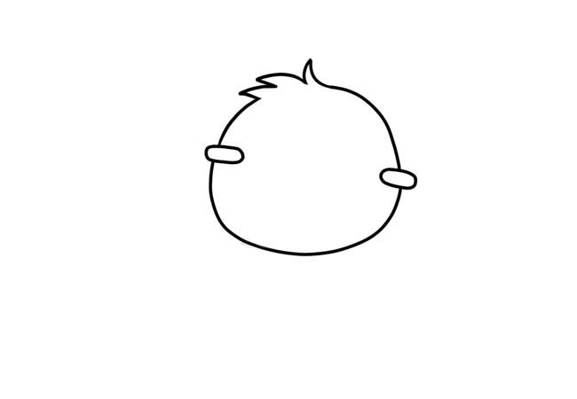 活波可爱的小狗简笔画步骤教程