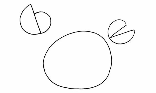 螃蟹先生卡通简笔画步骤