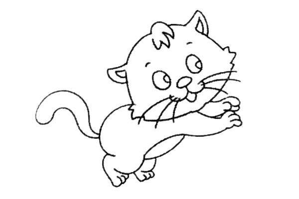 8张可爱的喵星人简笔画