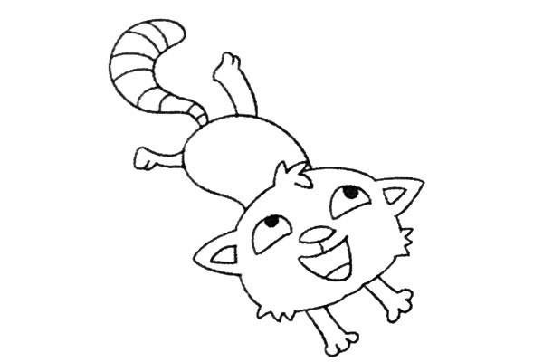 8张可爱的喵星人简笔画