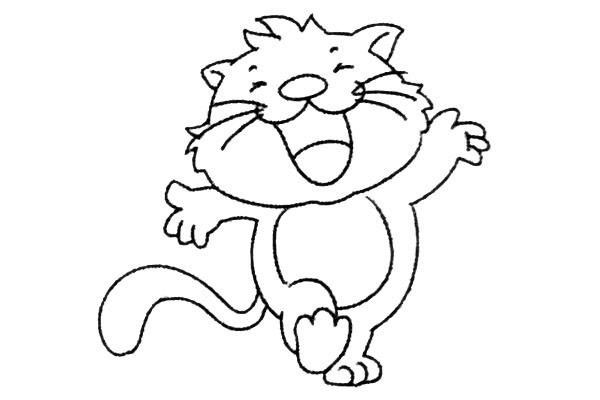 8张可爱的喵星人简笔画