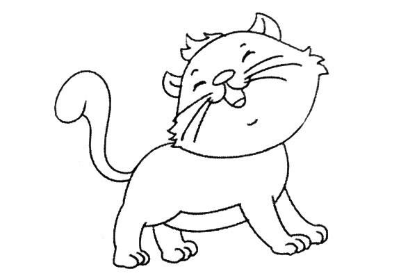 8张可爱的喵星人简笔画