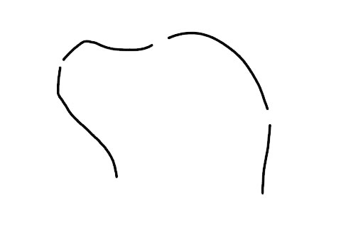 吃冰激凌的北极熊简笔画教程