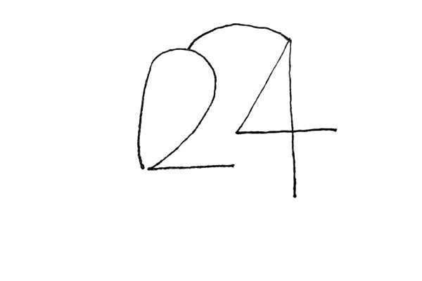 怎么用数字画一只鸽子