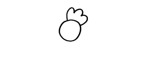 大公鸡怎么画 涂色的大公鸡简笔画