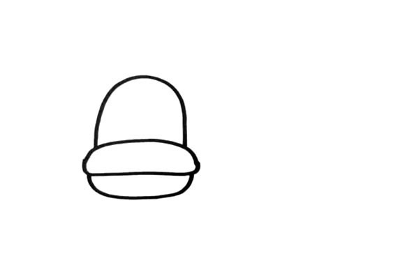 草地上的河马简笔画步骤