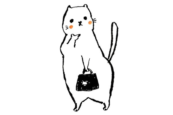 一组简单易学的肥猫简笔画大全