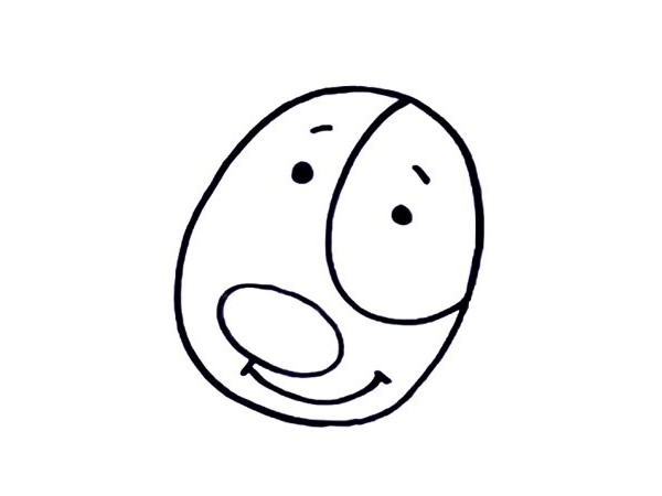 彩色的卡通小狗简笔画教程