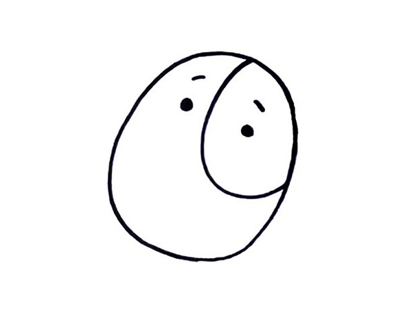 彩色的卡通小狗简笔画教程