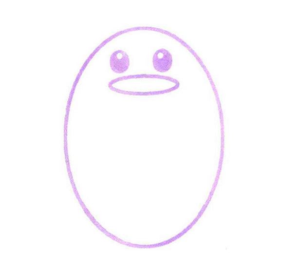 企鹅怎么画 涂色的企鹅简笔画步骤