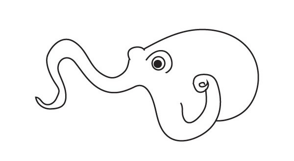 有很多触角的章鱼简笔画 有很多触角的章鱼简笔画