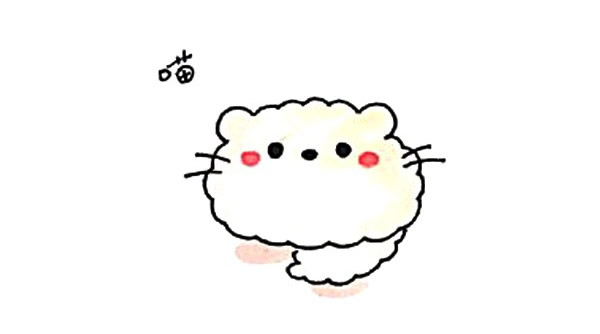 一组可爱的猫咪简笔画大全