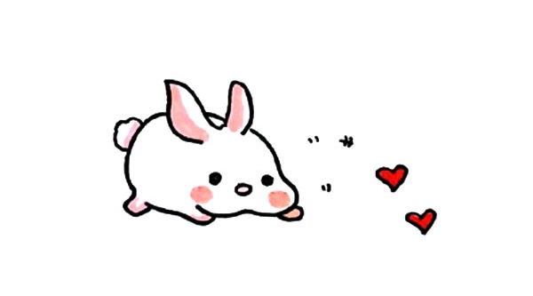 一组可爱的兔子简笔画大全