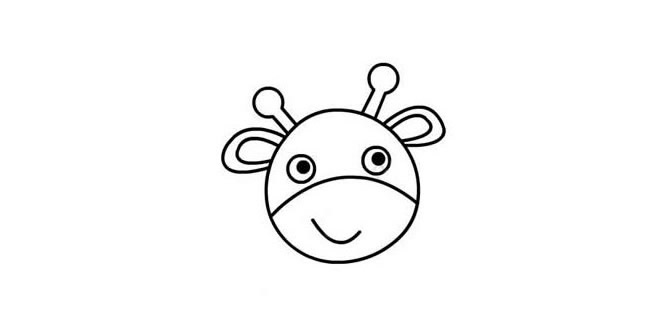 长颈鹿怎么画 涂色的长颈鹿简笔画 长颈鹿怎么画 涂色的长颈鹿简笔画