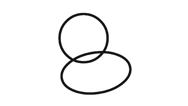 涂色的漂亮小黄鸭简笔画教程