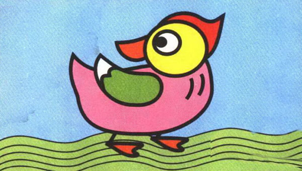 鸳鸯怎么画 涂色的鸳鸯简笔画