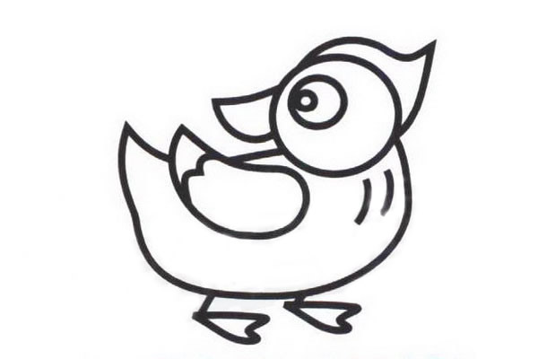 鸳鸯怎么画 涂色的鸳鸯简笔画