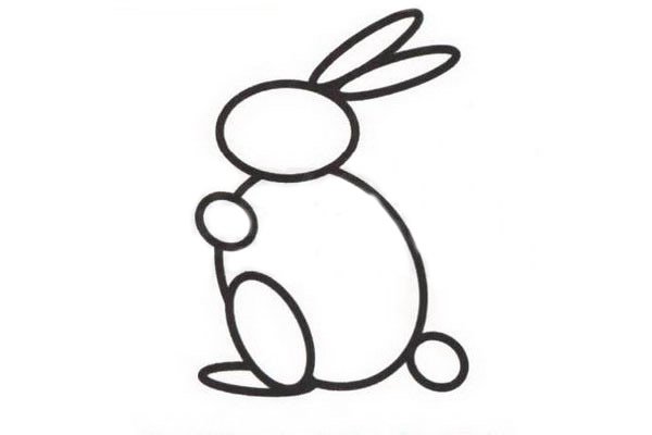 简单的涂色小兔子怎么画 简单的涂色小兔子怎么画