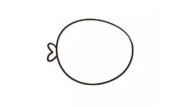 可爱的小胖鱼简笔画步骤