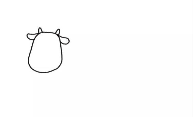 农场里的奶牛简笔画教程