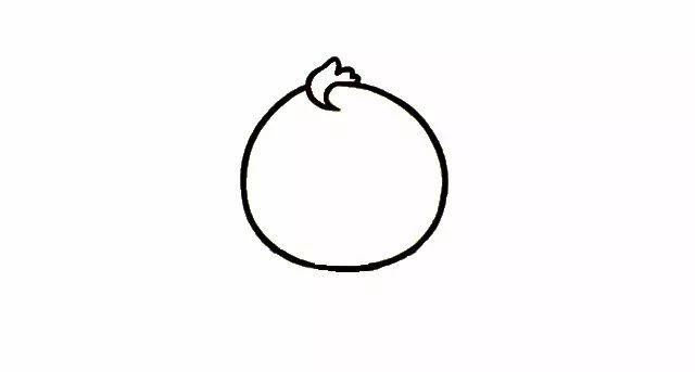 挎着包包的小黄鸭简笔画教程