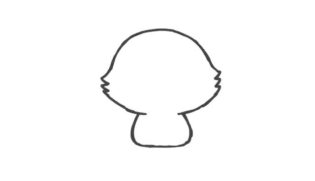 可爱的波斯猫简笔画步骤